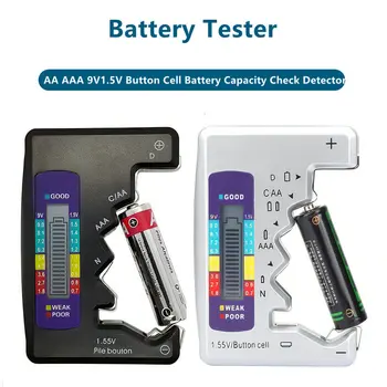 Digital Baterie Tester LCD Display C D N AA, AAA, 9V 1.5 V Baterie Buton Capacitatea de a Verifica Detector de Capacitate Instrument de Diagnosticare