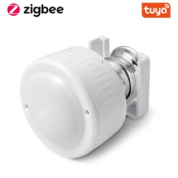 Tuya ZigBee Multi-Senzor 4 in 1 Smart senzor de Mișcare PIR, Umiditate, Lumină Senzor de Temperatură de Încărcare USB Sau Baterii