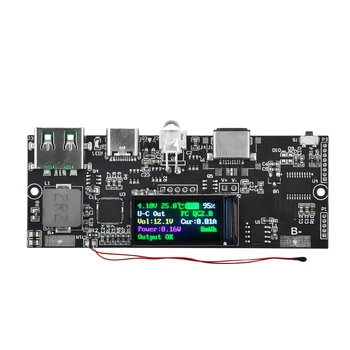 QC4.0 QC3.0 Ecran LCD USB PD Încărcare Rapidă 22.5 W Micro/Type-C USB Mobile Power Bank 18650 Modulul de Încărcare Temperatura de Protecție