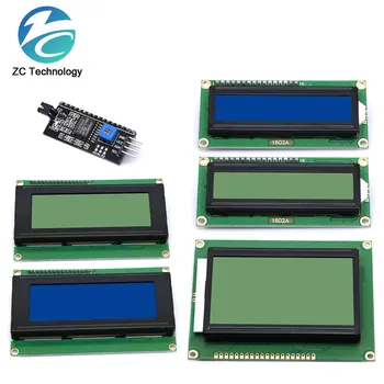 Modulul LCD Albastru Ecran Verde Pentru Arduino 1602 2004 12864 LCD Caracter UNO R3 Mega2560 Display PCF8574T IIC Interfata I2C