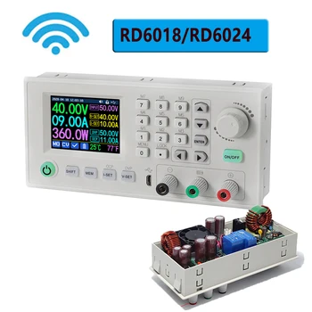 USB WiFi BT DC-DC Tensiune de Pas sursă de curent Reglabil buck converter voltmetru multimetru 65V 800W RD6018 RD6024 RK6006