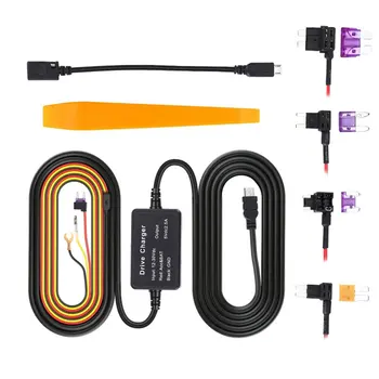 Electronice auto Camera Durabil Adaptor Dash Cam Hardwire Kit de Joasă Tensiune de Protecție Micro USB 5v 2A Cu Siguranță Incarcator Cablu