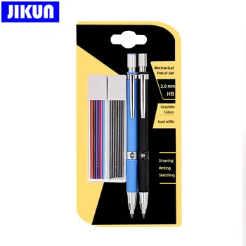 JIKUN 2.0 mm Creion Mecanic Set HB Creioane Automate cu Creion de Culoare Duce Școală Pixuri Rechizite de Birou Papetărie Kawaii