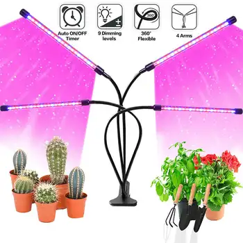 Planta Crește Lumina 20W LED Cresterea Plantelor Lampa USB Spectru Complet Panou Crească Lampă Interioară USB Phytolamp pentru Plante Flori Răsad