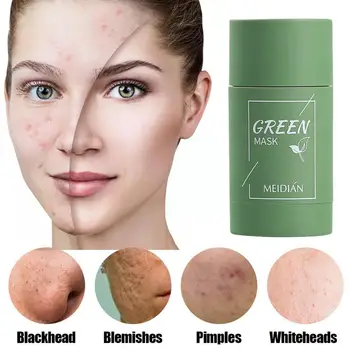 Ceai verde Masca de Fata cu Ulei de Control Hidratare Curatare Acnee Pori de Tratament Elimina Masca Coș Masca V1K7