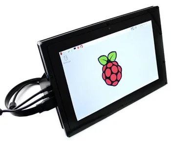 IPS 10.1 inch TFT LCD Ecran Tactil Capacitiv 1280*800 pentru Raspberry Pi/Banana Pi/Banana Pro/BB Negru HDMI/USB Interface