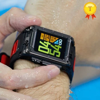 moda IP68 înot smartwatch smart band bărbați băiat Monitor de Ritm Cardiac GPS 1.3 inch Ecran tactil Color de înot Sport ceas inteligent