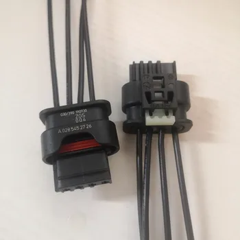 4 Pin/Mod de Țeava de Eșapament Electronice de conectare a Supapei de Aer Senzor de Debit Metru Plug Sârmă Exploatați Pentru Benz, BMW 805-122-541 8509441-04