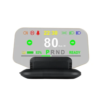 M76E HUD Head Up Display GPS Auto Parbriz Ceas Vitezometru Indicator Instrument pentru Modelul 3