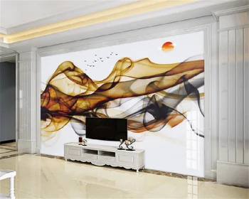 Chineză nouă concepție artistică de aur tablou abstract TV camera de zi canapea fundal decorare perete pictura murală tapet