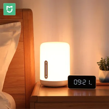 Mijia Lampă de Noptieră 2 Inteligent de Lumină de control vocal atingeți comutatorul Mihome app bec Led-uri Pentru Apple Homekit Siri & xiaoai ceas