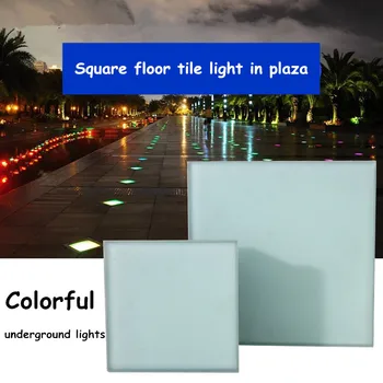 LED Gresie Piața de Lumină în aer liber Plaza Peisaj Lumini de Inducție Luminat Exterior Lumina Subteran plin de culoare Încorporat