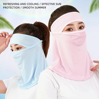 În aer liber, Protectie UV Cover Palarie de Soare Fata de Capacul Gâtului Șapcă Margine Largă Vară de protecție Solară Masca Respirabil Sport Accesorii
