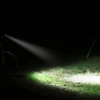 USB Biciclete de Lumină cu Luminozitate Ridicată Aliaj Ghidon Bicicleta Lampa Impermeabil 5V 2500mAh Anti-orbire cu Suportul de Bicicleta Accesorii