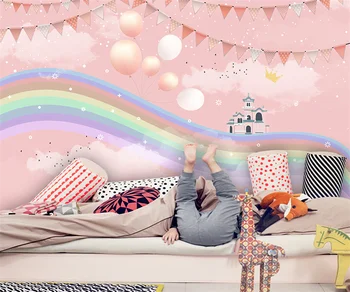 beibehang Personalizate noi moderne dormitor, living cu balonul cu aer cald camera copiilor fundal papel de parede tapet