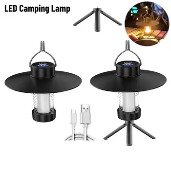 USB Reîncărcabilă Lanterna Portabila de Camping Agățat Lumini Mini LED Far Transfer Drumeții cu Cortul Lampa de Urgență Lanterne