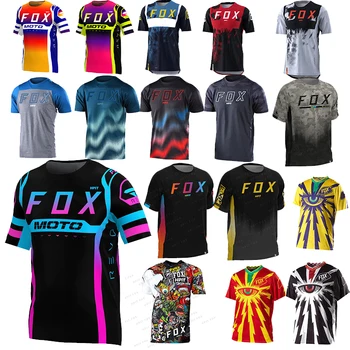 2023 Noi Motocross Munte Motocicleta Enduro Îmbrăcăminte de Biciclete Moto Vale T-shirt Cpacesta Fox Bărbați Ciclism Jersey MTB Tricouri BMX