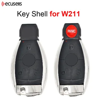 Ecusells 3/4 Butonul de Telecomanda Cheie Auto Shell Caz Locuințe Pentru Mercedes Benz W211 a C E G E R SL ML GML CL GL CLS CIA CLK SLK GLK
