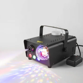 Disco Etapa Lumina 600W RGB Mini-Led-uri de la Distanță Fogger Ejector cu 3-Culoare LED Lumini de Scena Mașină de Fum pentru Interior Petrecere Live cu DJ
