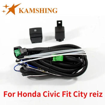 CAPQX Pentru Honda Civic se Potrivesc Oraș judit Avancier Lumina de Ceață Lampa de Cabluri Prize de Sârmă Comutator cu indicatorii de LA Releu