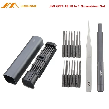 JIMI GNT-18 18 1 Set de Șurubelnițe de Precizie Magnetic Șurub Driver S2 Extins Biții Cu Penseta Electronice Instrumente de Reparare