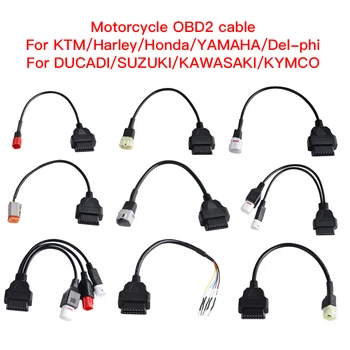 OBD2 Motocicleta cablu Pentru YAMAHA Pentru HONDA Pentru KTM Extensie Conector Motobike Moto Pentru SUZUKI Pentru Ducati Pentru Kawasaki