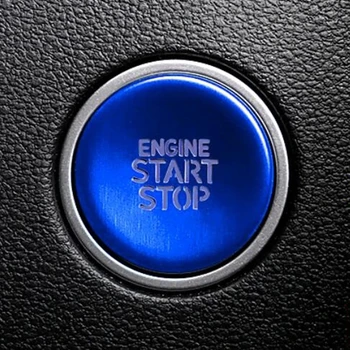 Pentru Hyundai Elantra CN7 2021 2022 Auto Start Stop Motor Buton Capac Inel de Acoperire Autocolant de Interior din Aliaj de Aluminiu Decor