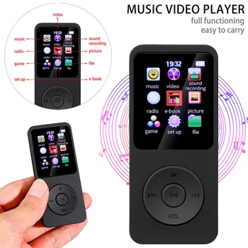 Pentru Copiii De Vacanță Gifts1.8 inch Ecran Color Bluetooth-Compatibil E-carti Sport MP3 MP4 FM Music Player