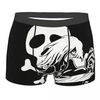 Cool Space Pirate Captain Harlock Boxeri pantaloni Scurți, Chiloți pentru Bărbați Breathbale Japonia Manga Anime Boxeri Lenjerie