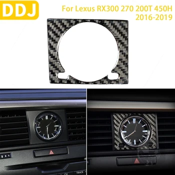 Pentru Lexus RX300 270 200T 450H 2016-2019 Accesorii Auto din Fibra de Carbon Interior Ceasul de Control Capacul Panoului Ornamental Autocolante Decor