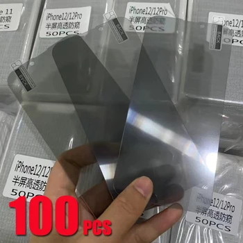 100buc Confidențialitate Sticla 9H Ecran Protector Anti Spy Film de Acoperire Pentru iPhone 14 Pro Max 13 Mini 12 11 XS XR X 8 7 6 Plus SE