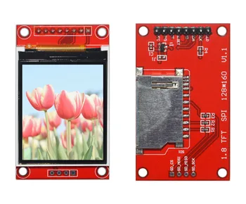 1.8 inch 4PIN/8PINI 262K SPI TFT LCD Ecran cu Adaptor de Bord COG ST7735S Conduce IC 128(RGB)*160