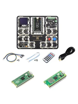 Raspberry Pi Pico Senzor de Expansiune Bord la Bord 15 module comune Pico W Entry-Level Kit Senzor All-in-one de proiectare