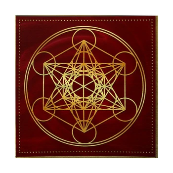 Stea cu cinci colțuri Altar Păgân Pânză Divinație Carte de Artefact Mat Astrologie Viața de Semințe de Tarot față de Masă