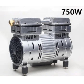 750W 60L/min 0.7 mpa Tăcut Ulei de Motor fără Cap de Pompă Pump Cap Compresor de Aer Accesorii de Pompare Cu radiatorul