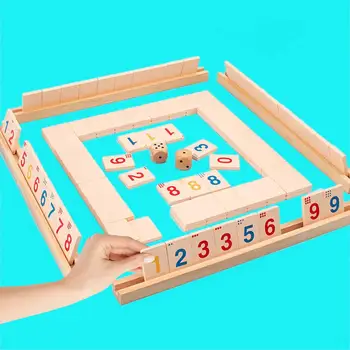 Robust 2-4 Persoane Mahjong Joc Digital Jucarii Educative în Mișcare Rapidă Țiglă pentru Copii