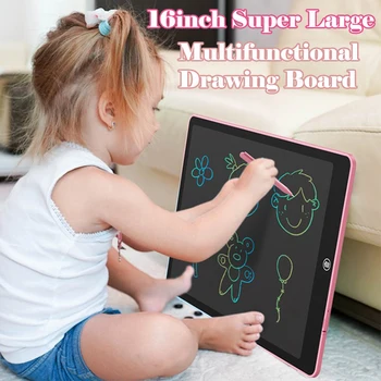 16 inch de Magie pentru Copii Tablă LCD Drawing Tablet Jucarii pentru Fete Notebook Digital de Mari Dimensiuni placă Grafică Scris Pad Nou