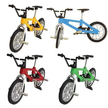 Aliaj De Biciclete Turnat Sub Presiune Model De Metal Bicicleta Mini Degetul Munte, Curse De Jucărie Bend Road Simulare De Colectare De Jucării Pentru Copii