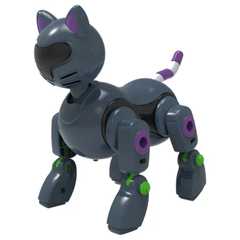 RC Robot de Câine Pisică Jucărie pentru Copii DIY Jucărie animale de Companie Jucărie Interactiv Inteligent Educative pentru Copii Jucarii Potrivite pentru Băieți și Fete Cadouri