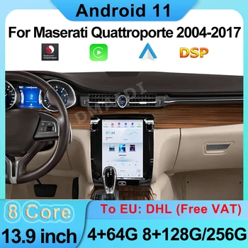 Pentru Maserati Quattroporte 2004-2017 Auto Multimedia Navigare Tesla Ecran Qualcomm Radio Android 11 CarPlay Auto WIFI DSP GPS