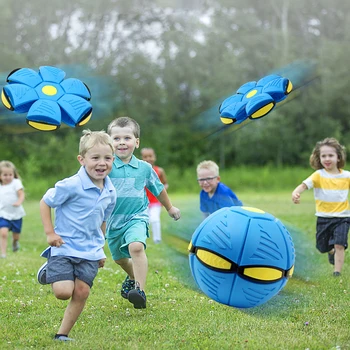 OZN zboară Plat Arunca Minge Disc Cu LED Magic Ball Jucărie de Copil în aer liber Garden Beach Joc de sport pentru Copii de mingi