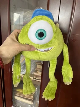 20pcsLot Disney Păpuși de Pluș Piele Universitatea Monștrilor, Mike Wazowski Unstuffed Jucării de Pluș Verde Păpuși de Desene animate Moale Gol Acoperă