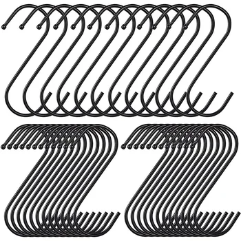 10buc Metal S în Formă de Cârlig Bucatarie Baie Haine Cuier Cârlige Multifuncționale Balustradă S Cuier Cârlig Agățat de Stocare Instrumente