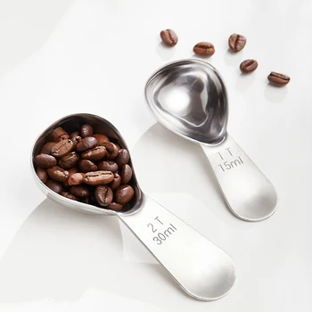 1 buc 304 din Oțel Inoxidabil de Măsurare Lingură de Lapte Praf Copt Tort Făină Alimentară de Măsurare Ceașcă de Cafea Lingura de Bucatarie Acasă Instrumente de Gătit