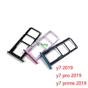Pentru Huawei Y7 Prim-Pro 2018 2019 Slot Pentru Card Sim Tava Suport Sim Card Reader Soclu
