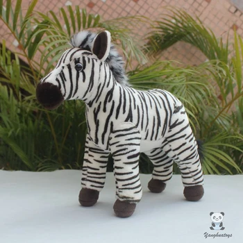 Pentru copii Cadouri Jucarii Viața Reală Plus Zebra Model Moale Păpuși de Pluș Magazin Rare