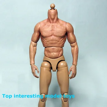 1/6 de sex Masculin Soldat Puternic Corp de 12 cm figurina Model Fit 1:6 Cap de Om Sculpta Sculptură ZC Jucării S002
