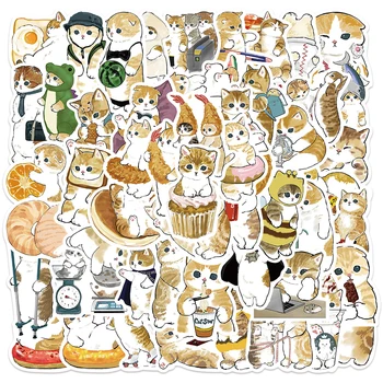 10/30/64PCS Pisici Drăguț Animale Desene animate Autocolant Amuzant Autocolante DIY Telefon Valiza Album Staționare Telefon Sticker Laptop de Jucarie pentru Copii