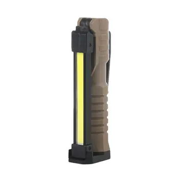 USB de Încărcare Pliant Multifunctional Lumina de Lucru cu LED COB Lanterna Built-in Baterie Lumina Cort de Camping lanterna Lanterna Bricheta