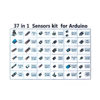 Kit senzor 37 în 1 Kit Senzor /RRGB/joystick/fotosensibil/Detectare a Sunetului/evitarea Obstacol/buzzer